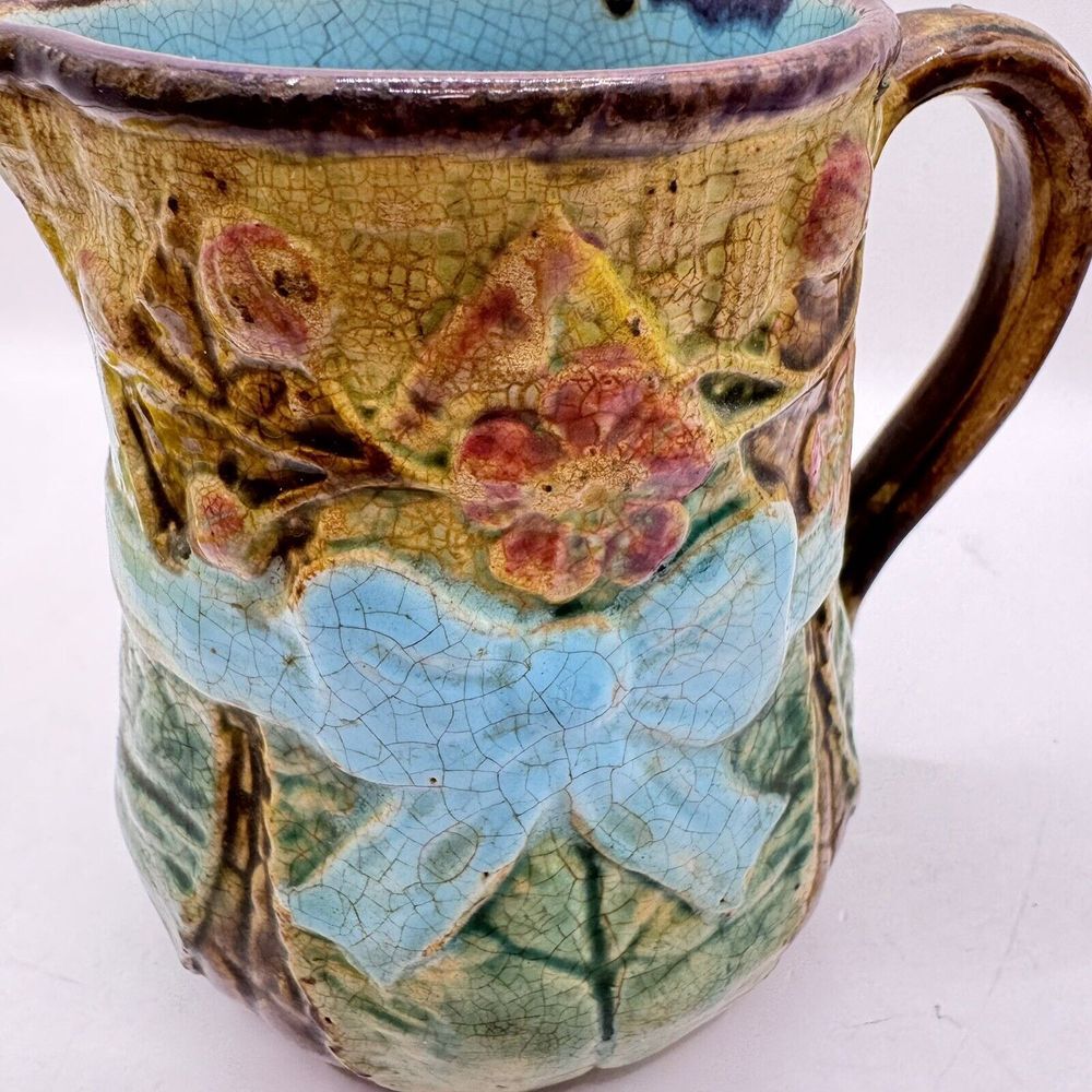 George Jones Later 19th Century‎ Majolica Small Creamer